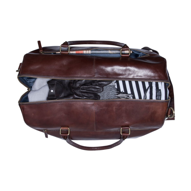 Leonhard Heyden Cambridge Reisetasche Rotbraun 50% Rabatt mit kostenlosem Versand