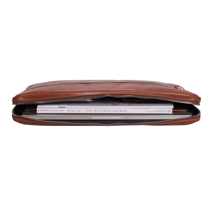 Leonhard Heyden Cambridge RV-Laptoptasche M Cognac Outlet
