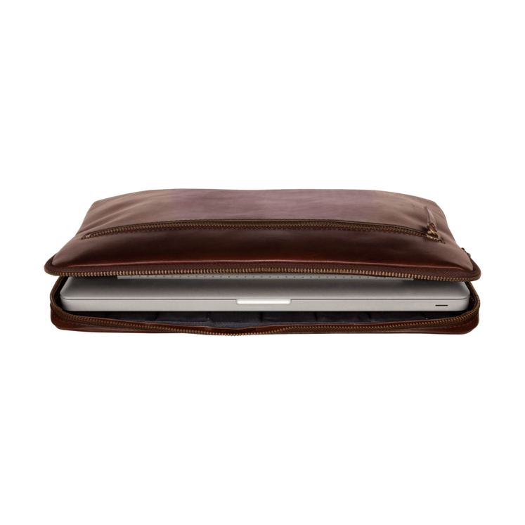 Leonhard Heyden Cambridge RV-Laptoptasche M Rotbraun Auslauf