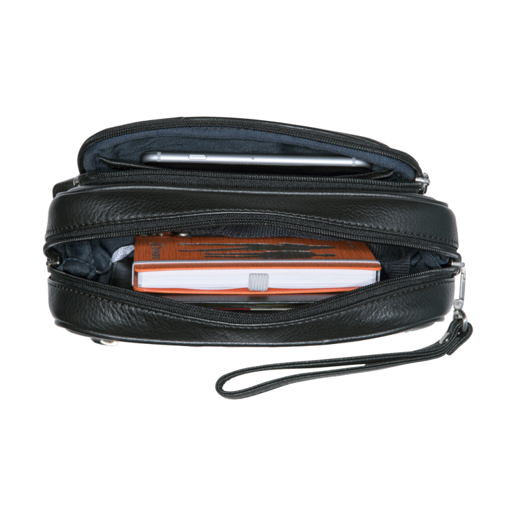 Leonhard Heyden Berlin Herrentasche Schwarz Fabrikverkauf