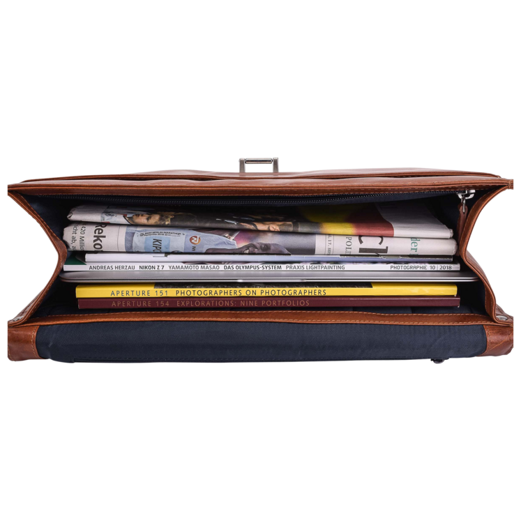 Leonhard Heyden Cambridge Aktenmappe 1 Fach Cognac Flash Sale