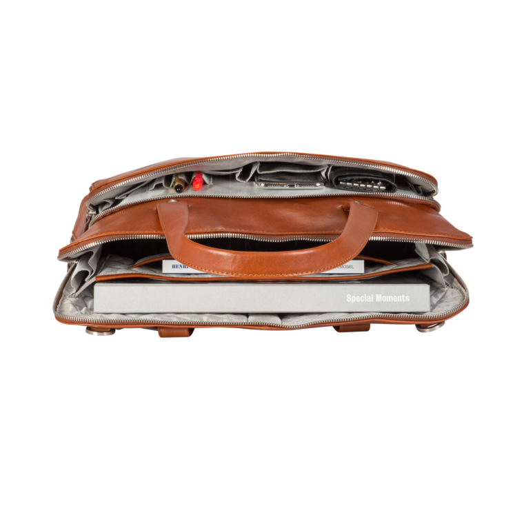 Leonhard Heyden Cambridge Damen-Businesstasche 1 Fach Cognac Osterangebot
