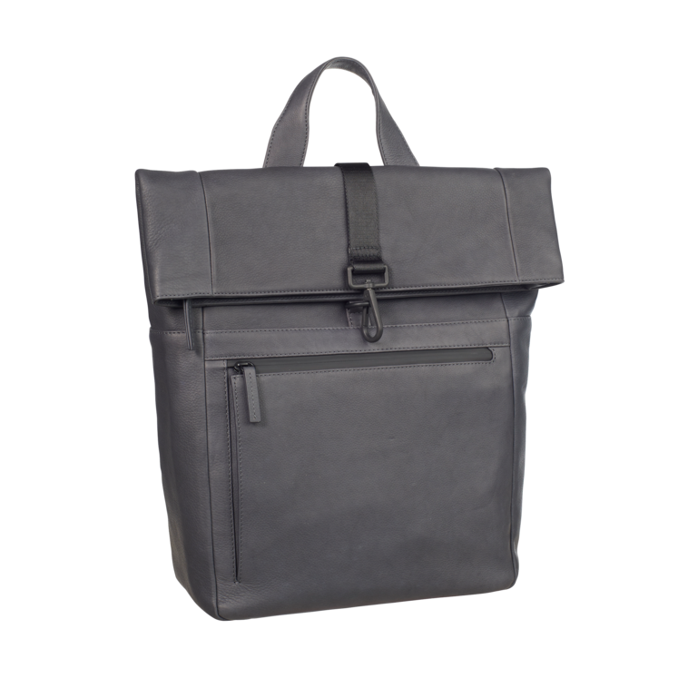 Leonhard Heyden Den Haag Rucksack Rolltop Grau Outlet