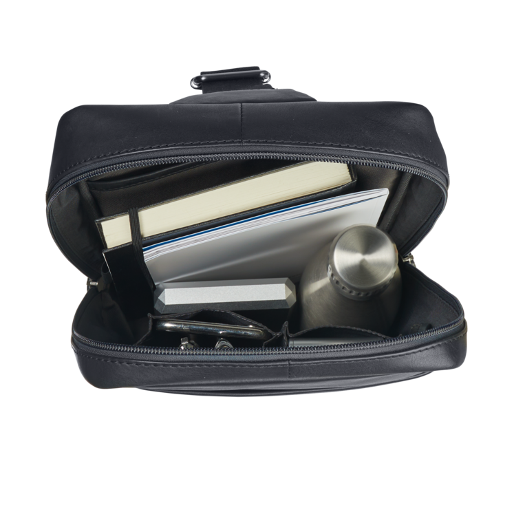 Leonhard Heyden Hamburg Crossbag Schwarz Osterangebot