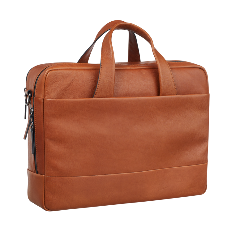 Leonhard Heyden Hamburg RV-Aktenmappe 2 Fächer Cognac Top Angebot