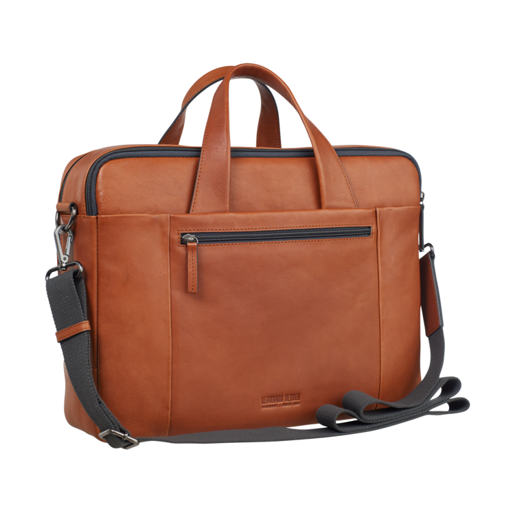 Leonhard Heyden Hamburg RV-Aktenmappe 2 Fächer Cognac Top Angebot