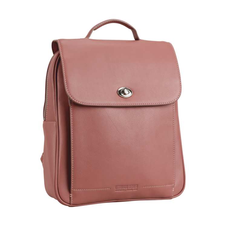 Leonhard Heyden Nizza City-Rucksack Altrosa Tiefpreis