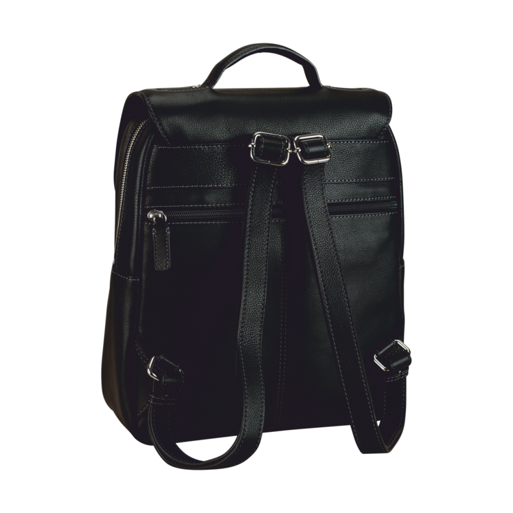 Leonhard Heyden Nizza City-Rucksack Schwarz Super Sparpreis