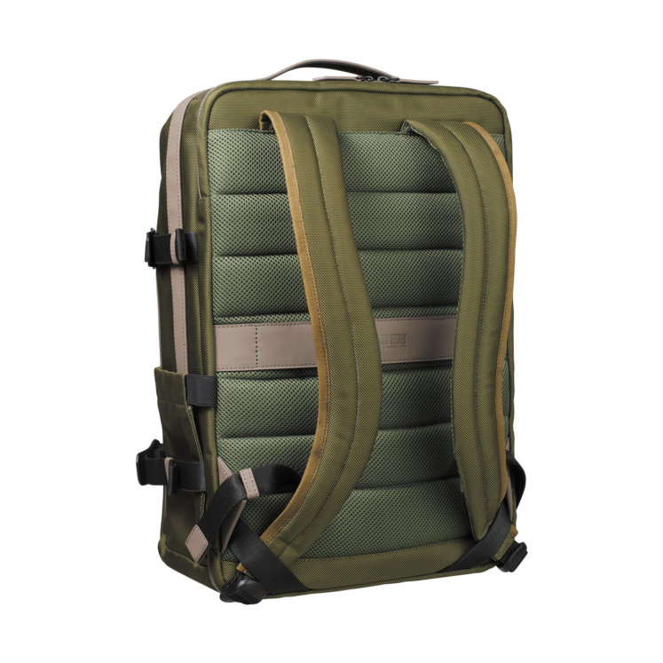 Leonhard Heyden Helsinki Business-Travel-Rucksack Oliv Kostenloser Versand