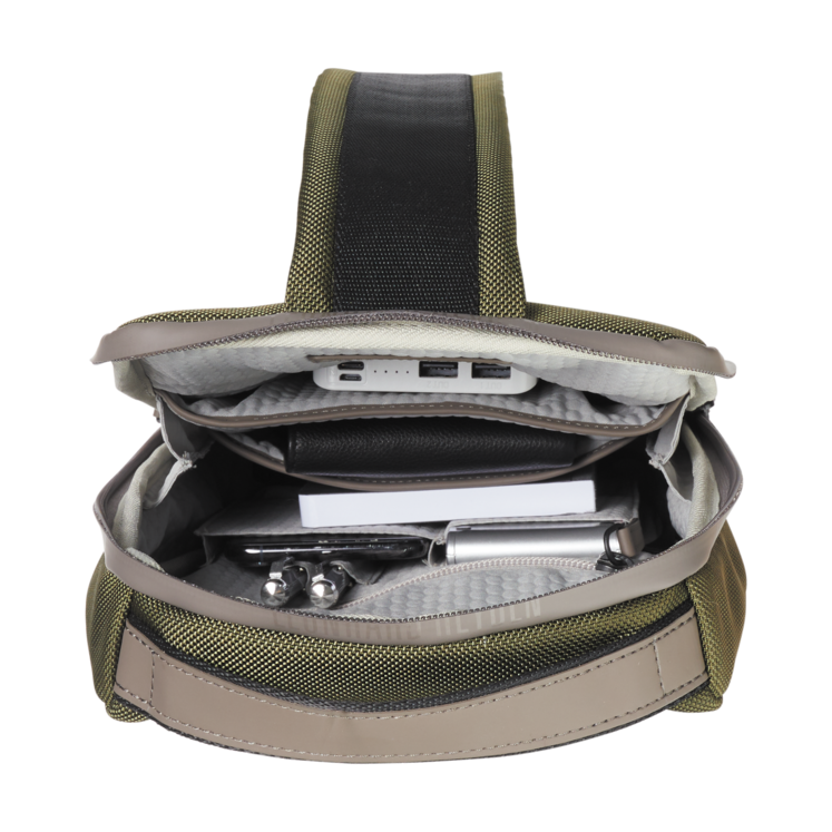 Leonhard Heyden Helsinki Crossbag Oliv Fabrik Onlineshop