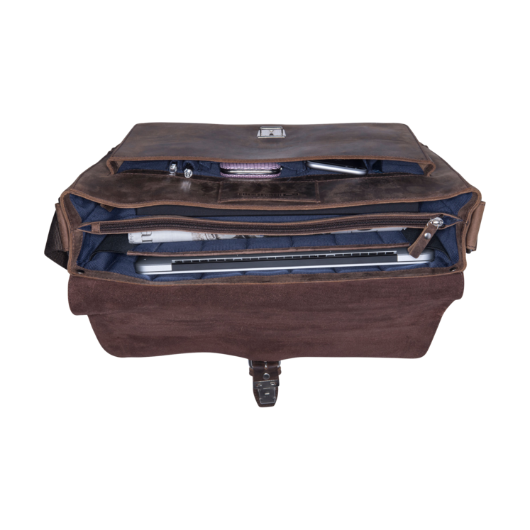 Leonhard Heyden Salisbury Umhängetasche L Braun Blitzangebot
