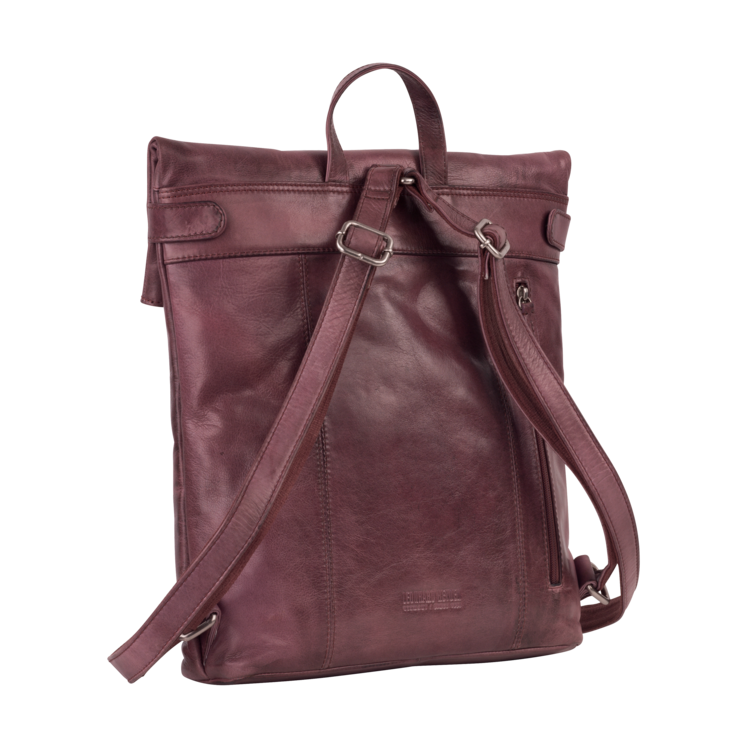 Leonhard Heyden Stockholm Cityrucksack Brombeer Sonderangebote