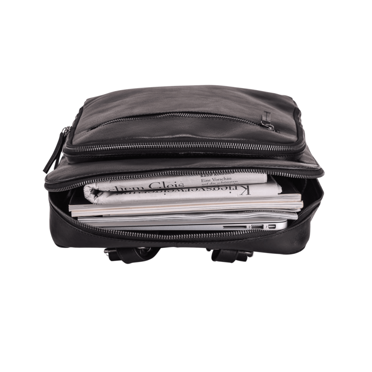 Leonhard Heyden Roma Business-Rucksack Schwarz Bis zu 60% Rabatt