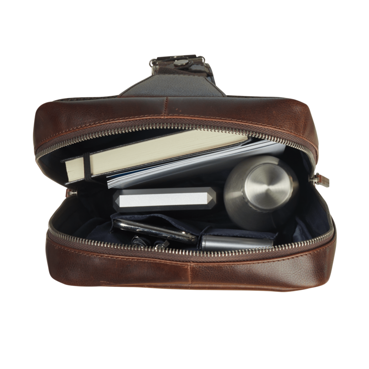 Leonhard Heyden Roma Crossbag Braun Bis zu 65% Rabatt