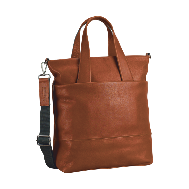 Leonhard Heyden Hamburg Shopper cognac Sonderangebote