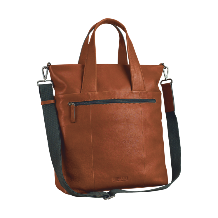 Leonhard Heyden Hamburg Shopper cognac Sonderangebote