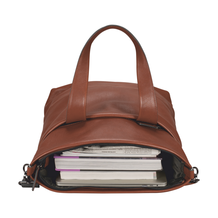 Leonhard Heyden Hamburg Shopper cognac Sonderangebote