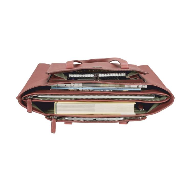 Leonhard Heyden Nizza Business-Shopper 3 Fächer Altrosa Wochenangebot