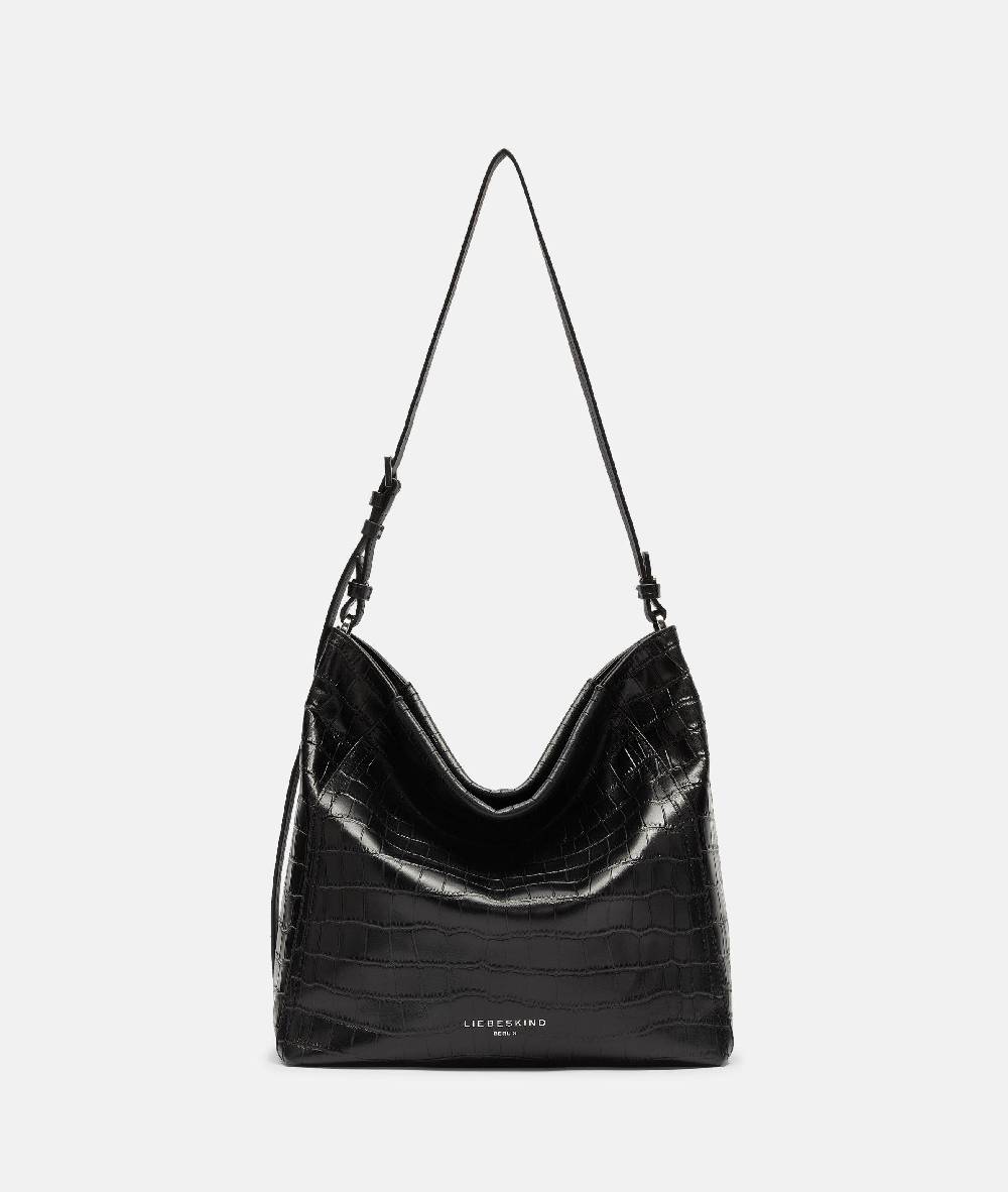 Liebeskind Berlin Kroko Chudy Hobo M 50% Rabatt mit kostenlosem Versand