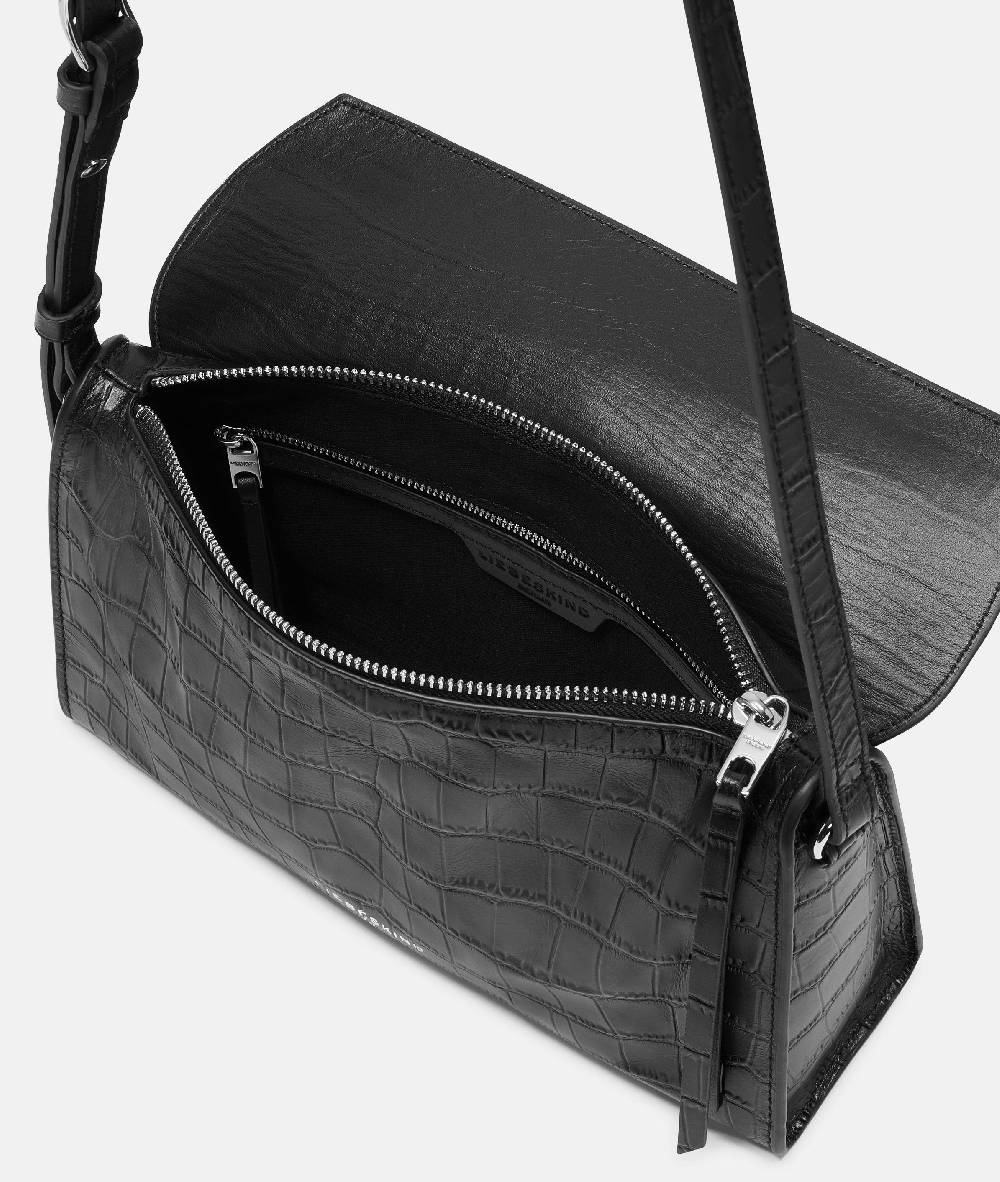 Liebeskind Berlin Kroko Lora Shoulder-Bag S Kostenloser Versand