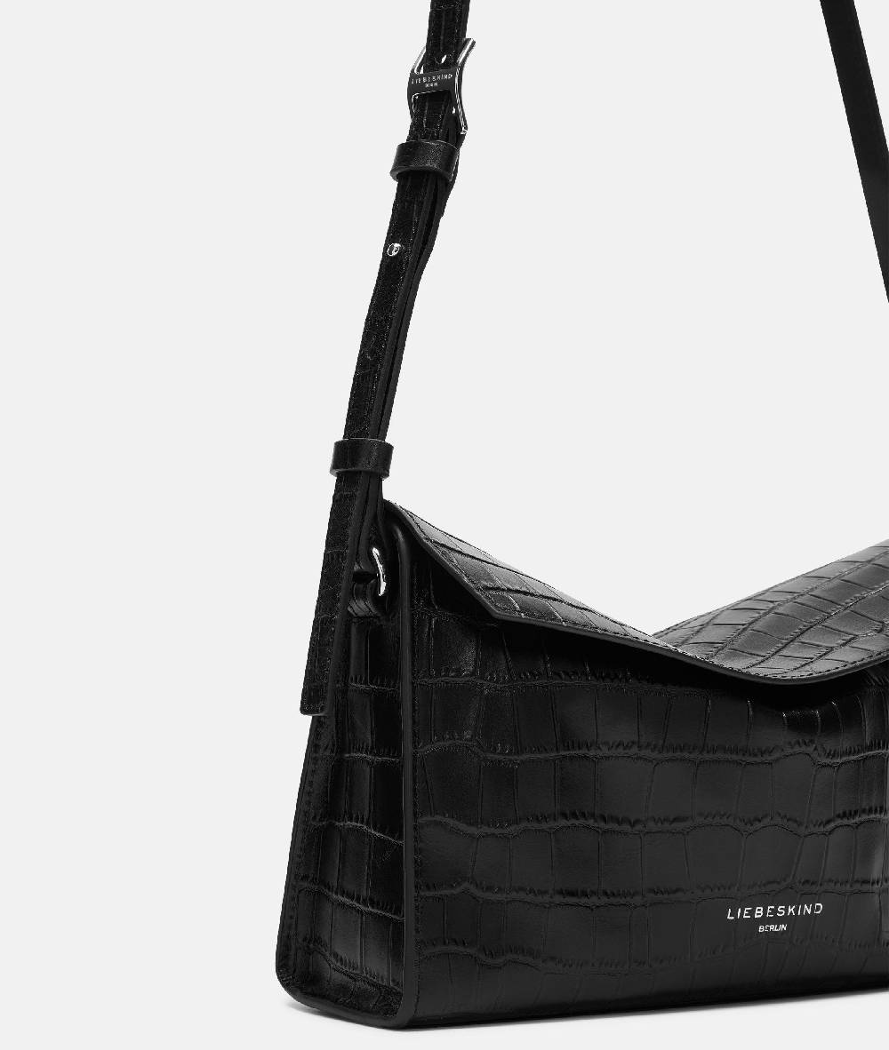 Liebeskind Berlin Kroko Lora Shoulder-Bag S Kostenloser Versand