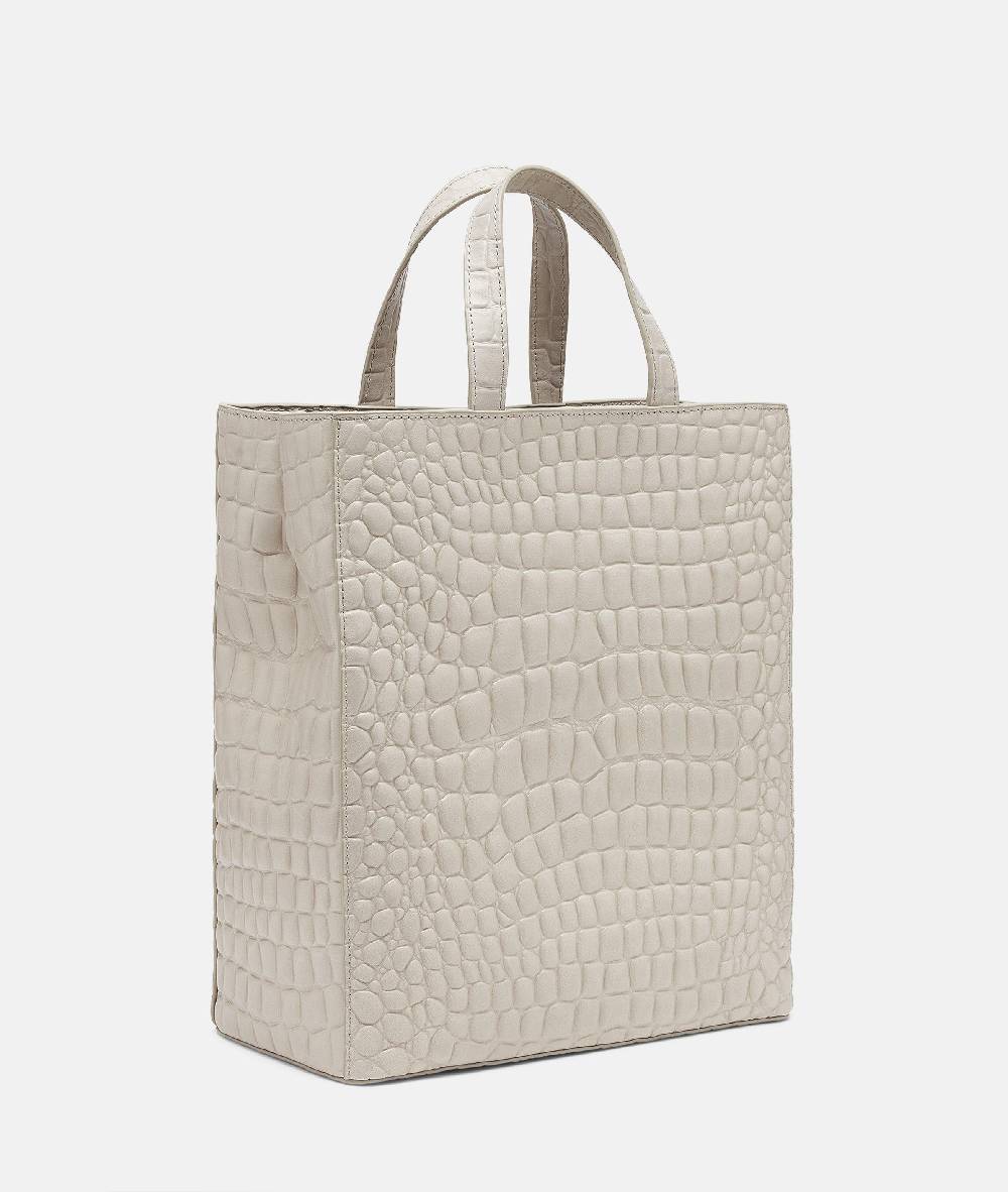Liebeskind Berlin Kroko Paper Bag Tote M Speichern exportieren