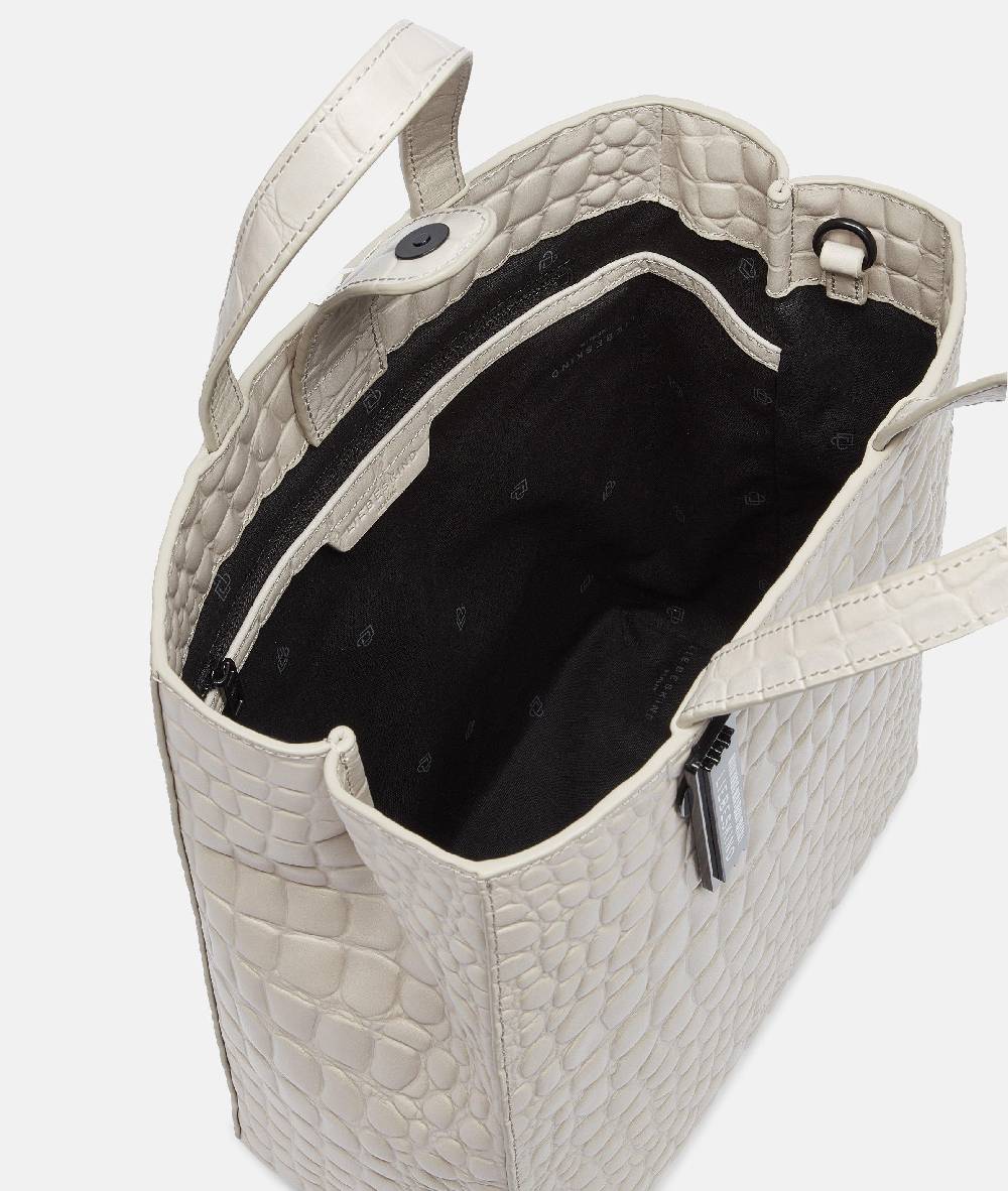 Liebeskind Berlin Kroko Paper Bag Tote M Speichern exportieren