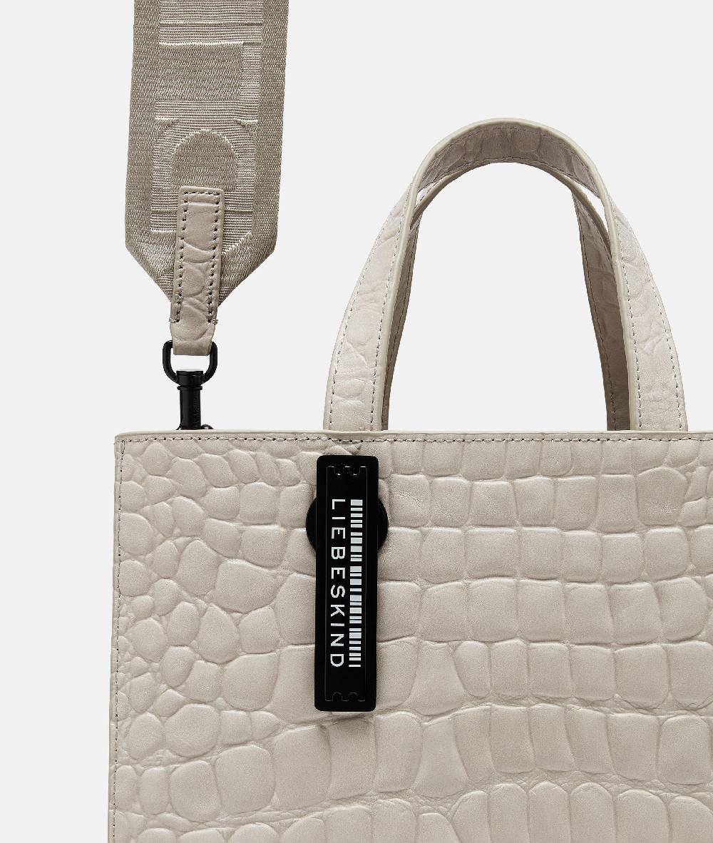 Liebeskind Berlin Kroko Paper Bag Tote M Speichern exportieren
