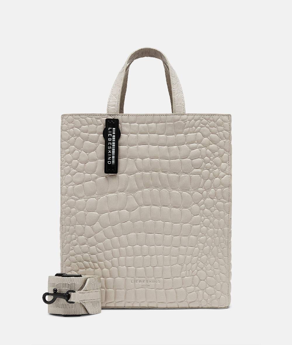 Liebeskind Berlin Kroko Paper Bag Tote M Speichern exportieren