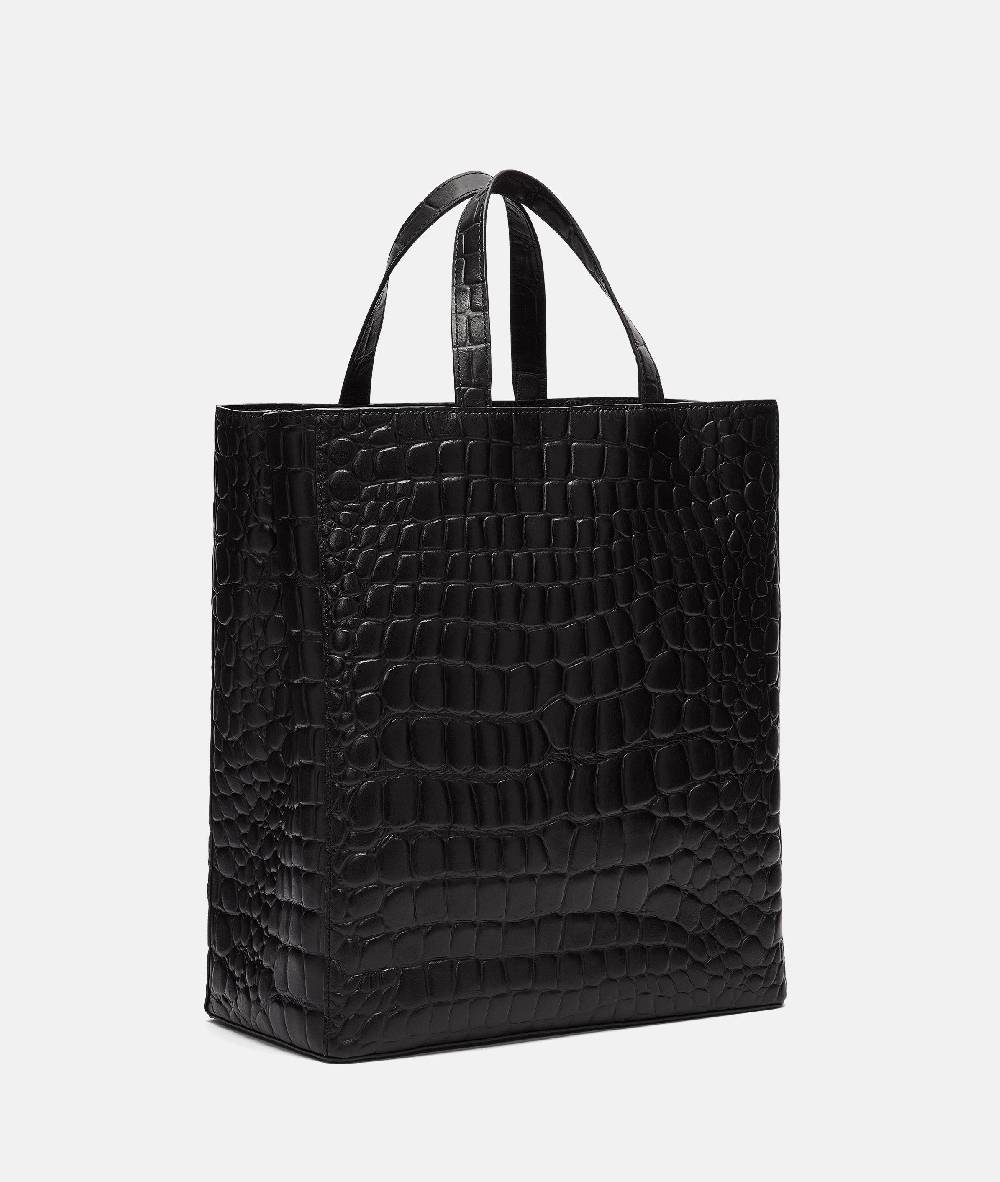 Liebeskind Berlin Kroko Paper Bag Tote M Online Shopping