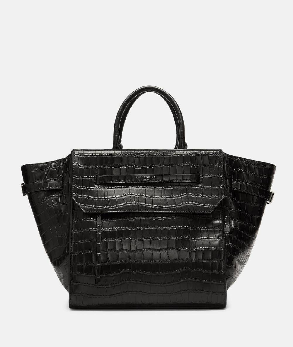 Liebeskind Berlin Kroko Lora Satchel L Kostenlose Rückgabe