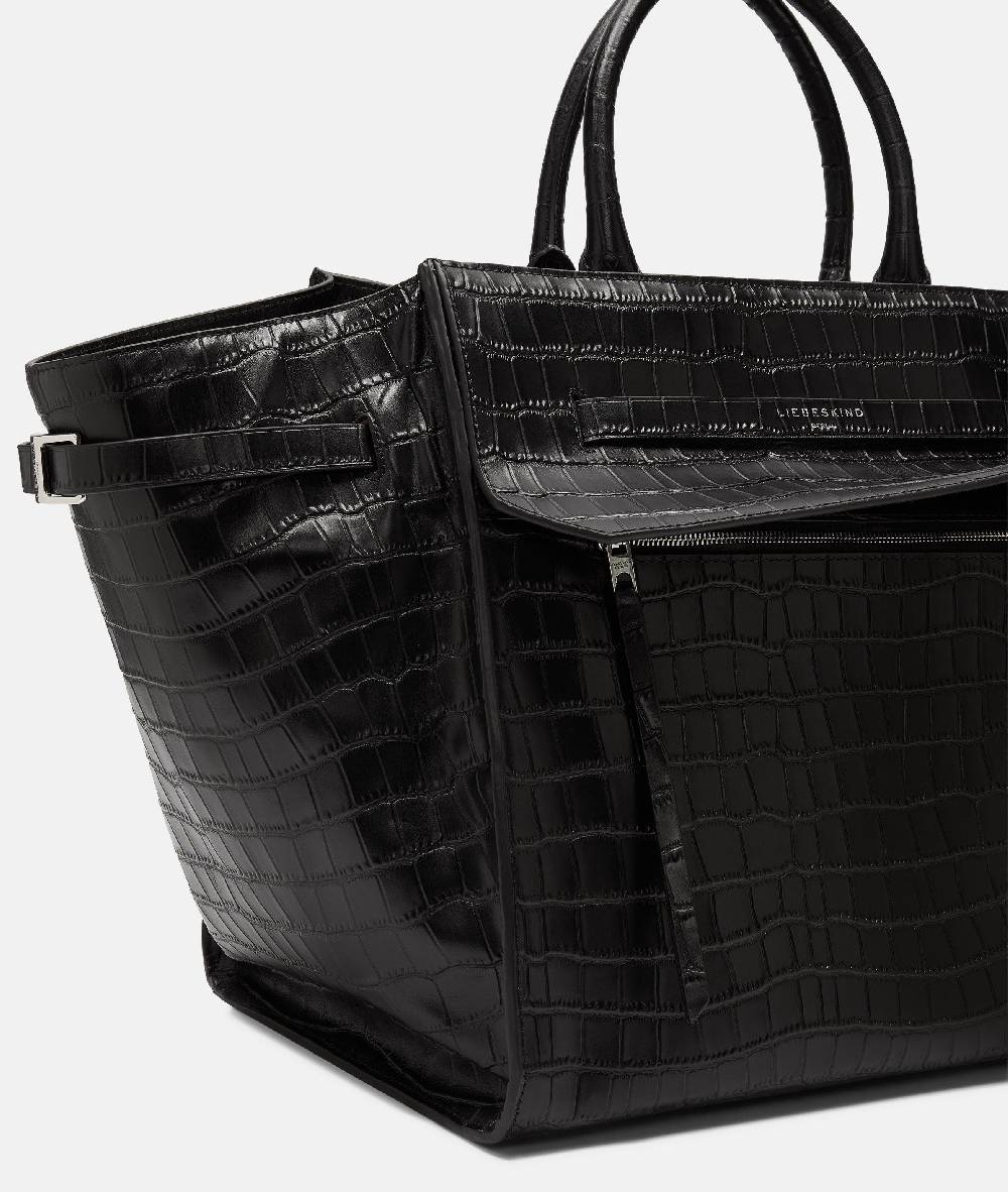 Liebeskind Berlin Kroko Lora Satchel L Kostenlose Rückgabe