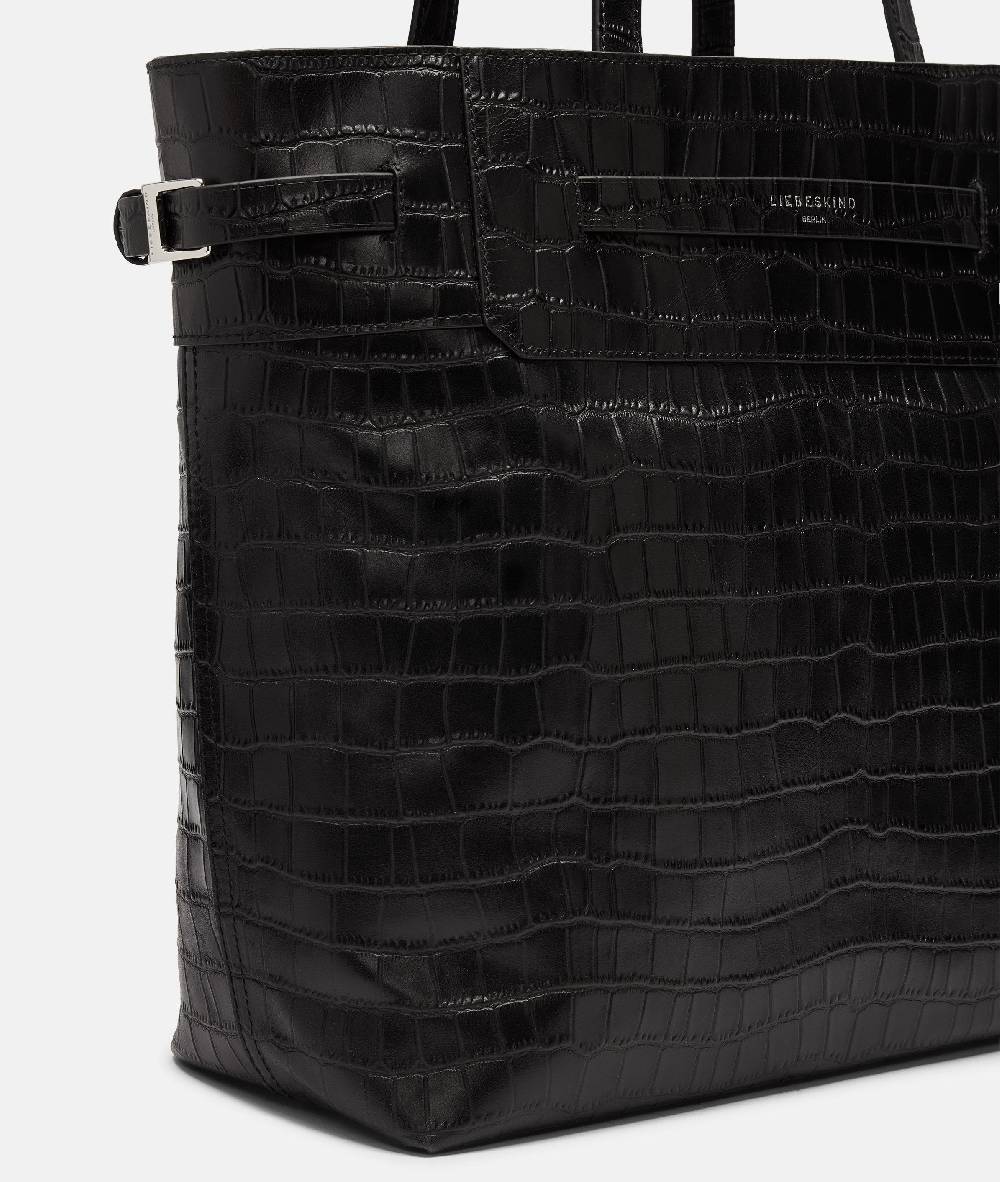 Liebeskind Berlin Kroko Lora Tote L Sonderangebot der Fabrik