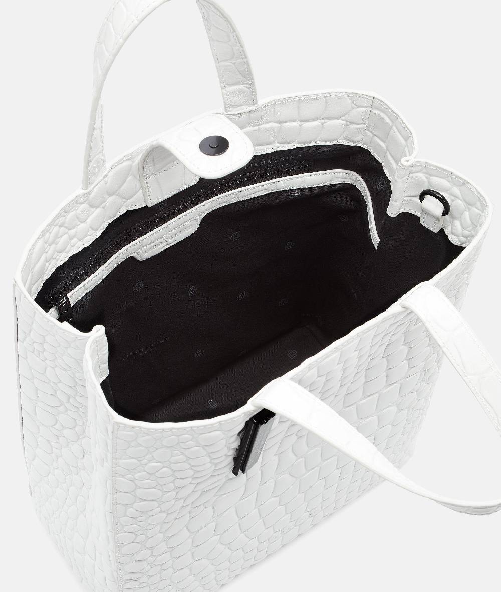 Liebeskind Berlin Kroko Paper Bag Tote M Tiefpreis