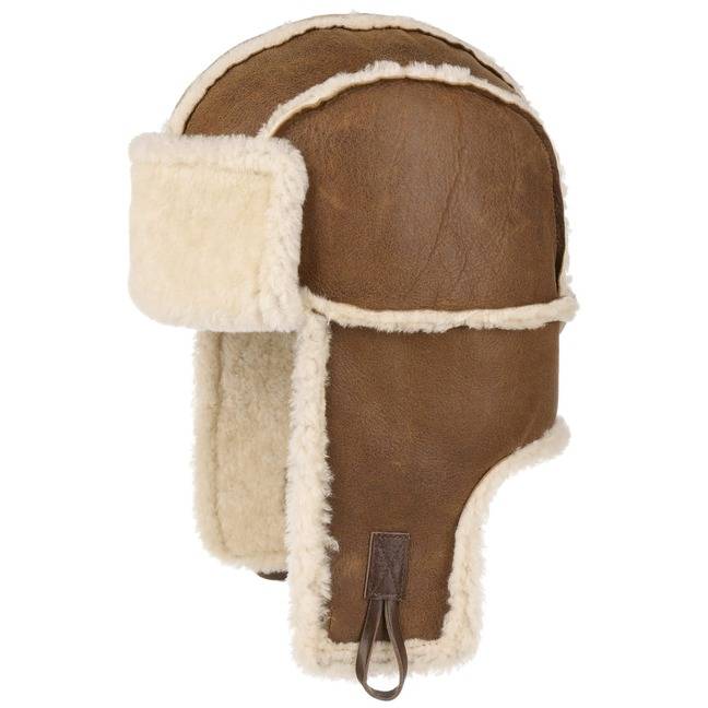 Lierys Highfly Leder Fliegermütze