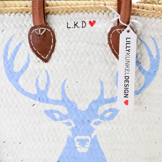 Lillykunkeldesign Oh Deer blau Zeitlich begrenztes Angebot