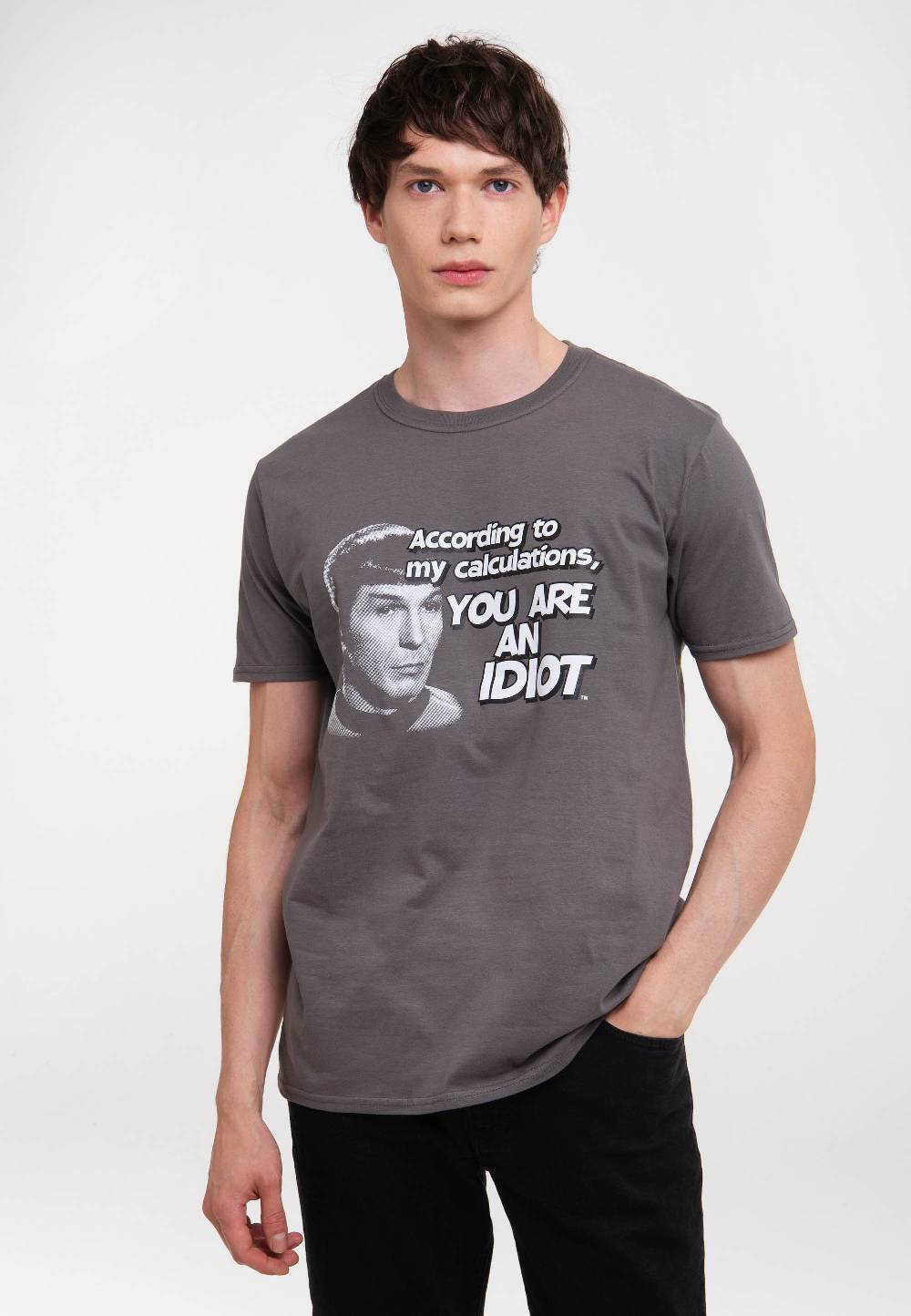 Logoshirt Star Trek - Spock - You Are An Idiot - Hybris - T-Shirt Print Sonderangebot der Fabrik