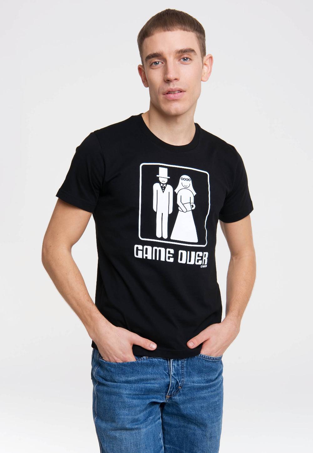 Logoshirt Game Over - Hochzeit - T-Shirt Print 50% Rabatt mit kostenlosem Versand
