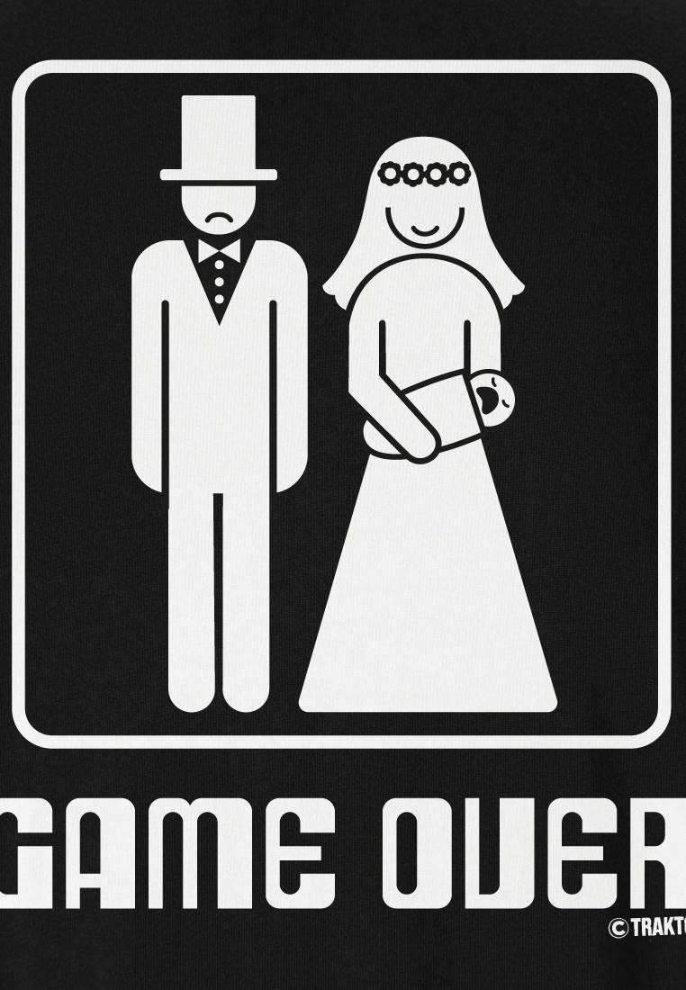 Logoshirt Game Over - Hochzeit - T-Shirt Print 50% Rabatt mit kostenlosem Versand