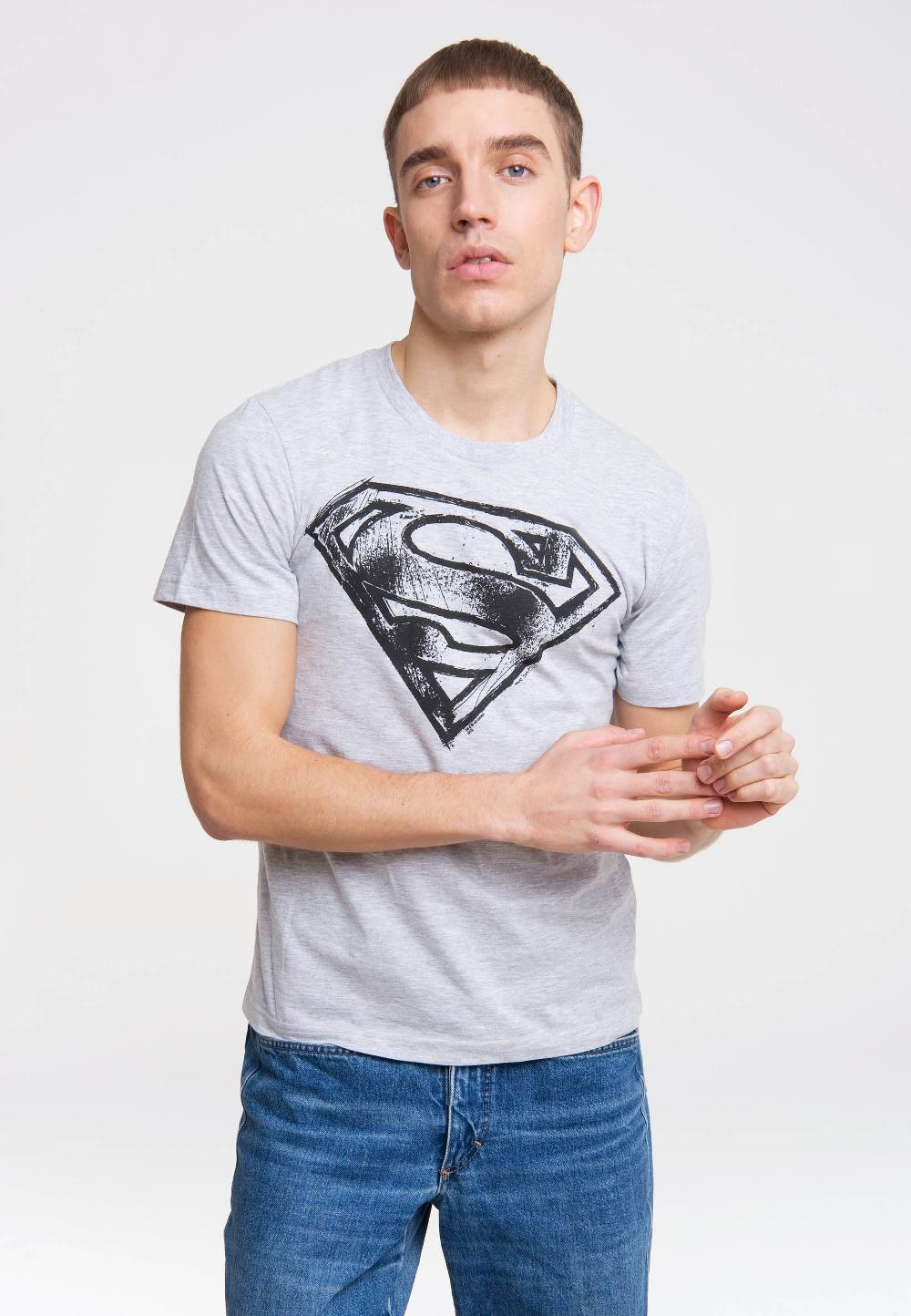 Logoshirt Superman - Logo - Scribble - DC Comics - T-Shirt Print Clearance-Verkauf