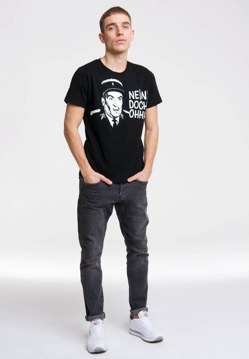Logoshirt Nein! Doch! Ohhh! - Louis de Funès - T-Shirt Print Begrenzt auf 3 Tage