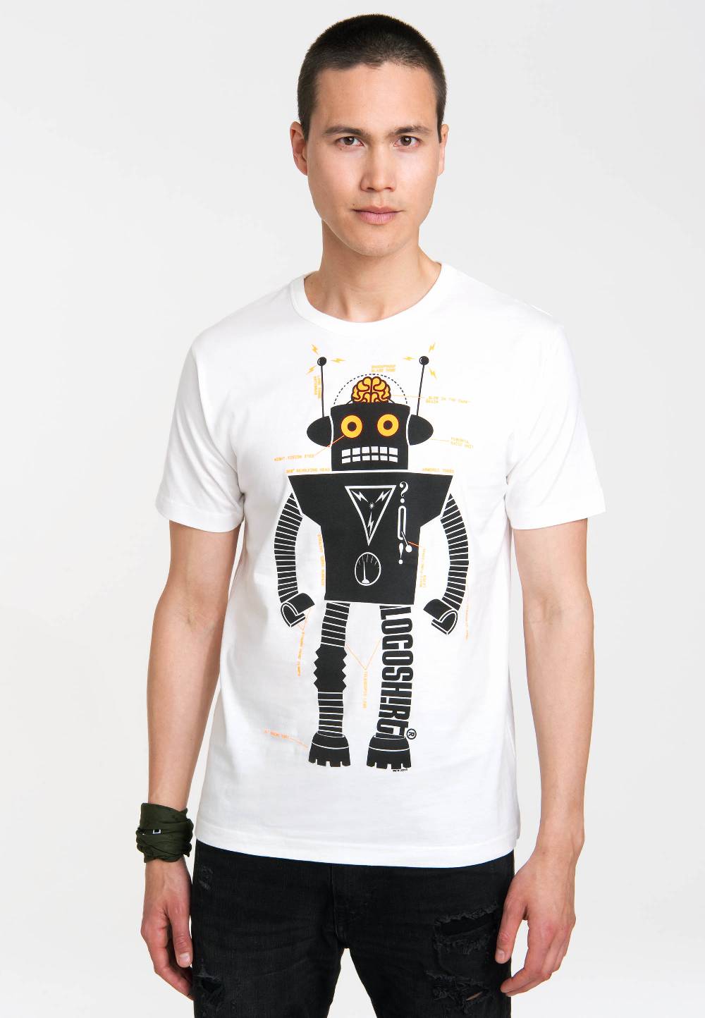 Logoshirt Logoshirt - Roboter - Logo - T-Shirt Print - Herren Im Verkauf
