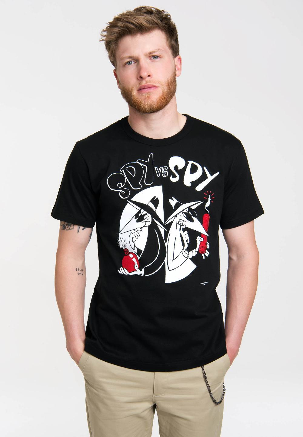 Logoshirt Mad Magazin - Spy vs Spy - Bomb & Dynamite - T-Shirt Print - Herren 50% Rabatt für begrenzte Zeit