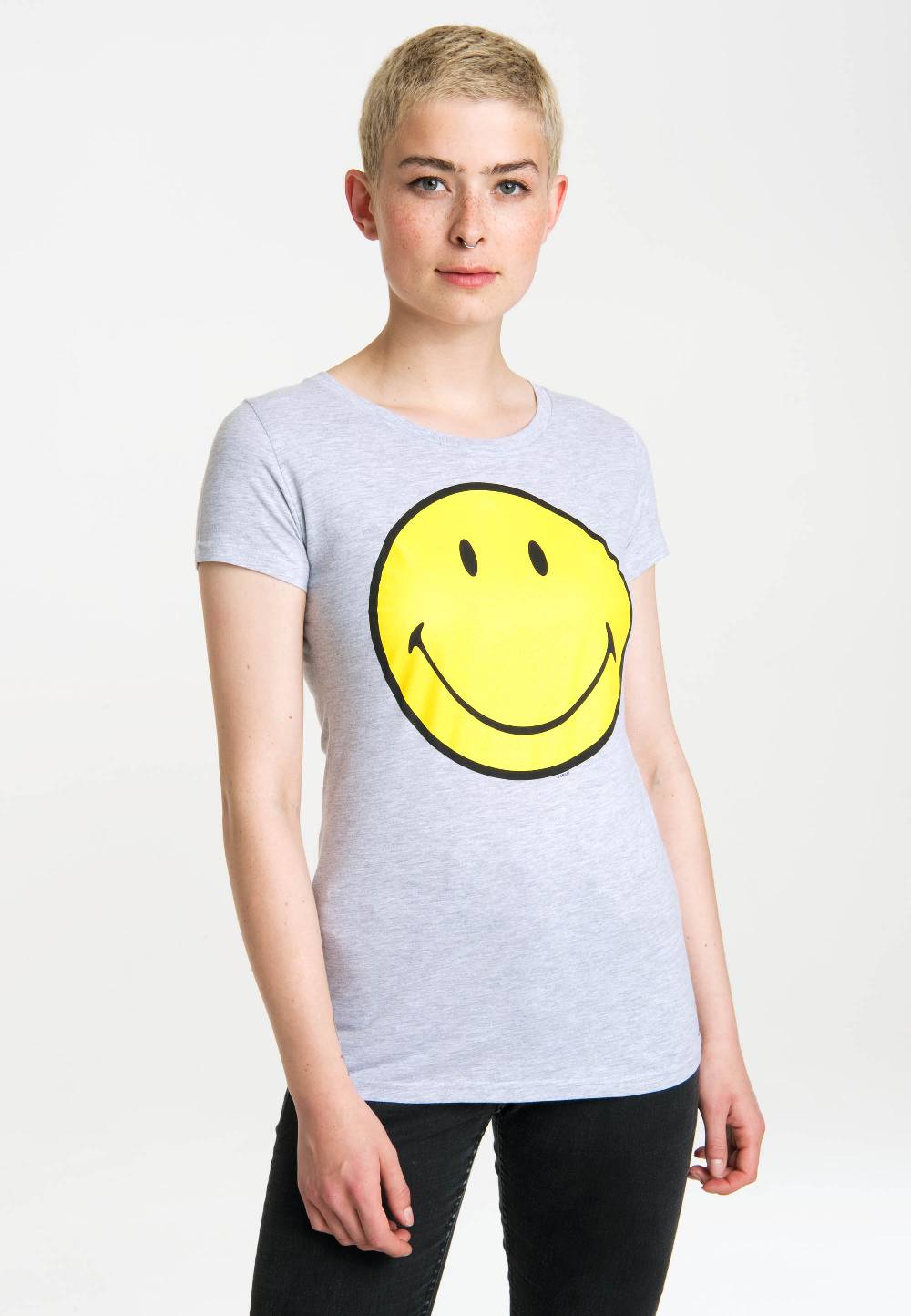 Logoshirt Original Smiley Face - Happy - T-Shirt Print - Damen Rabatte dieses Monats