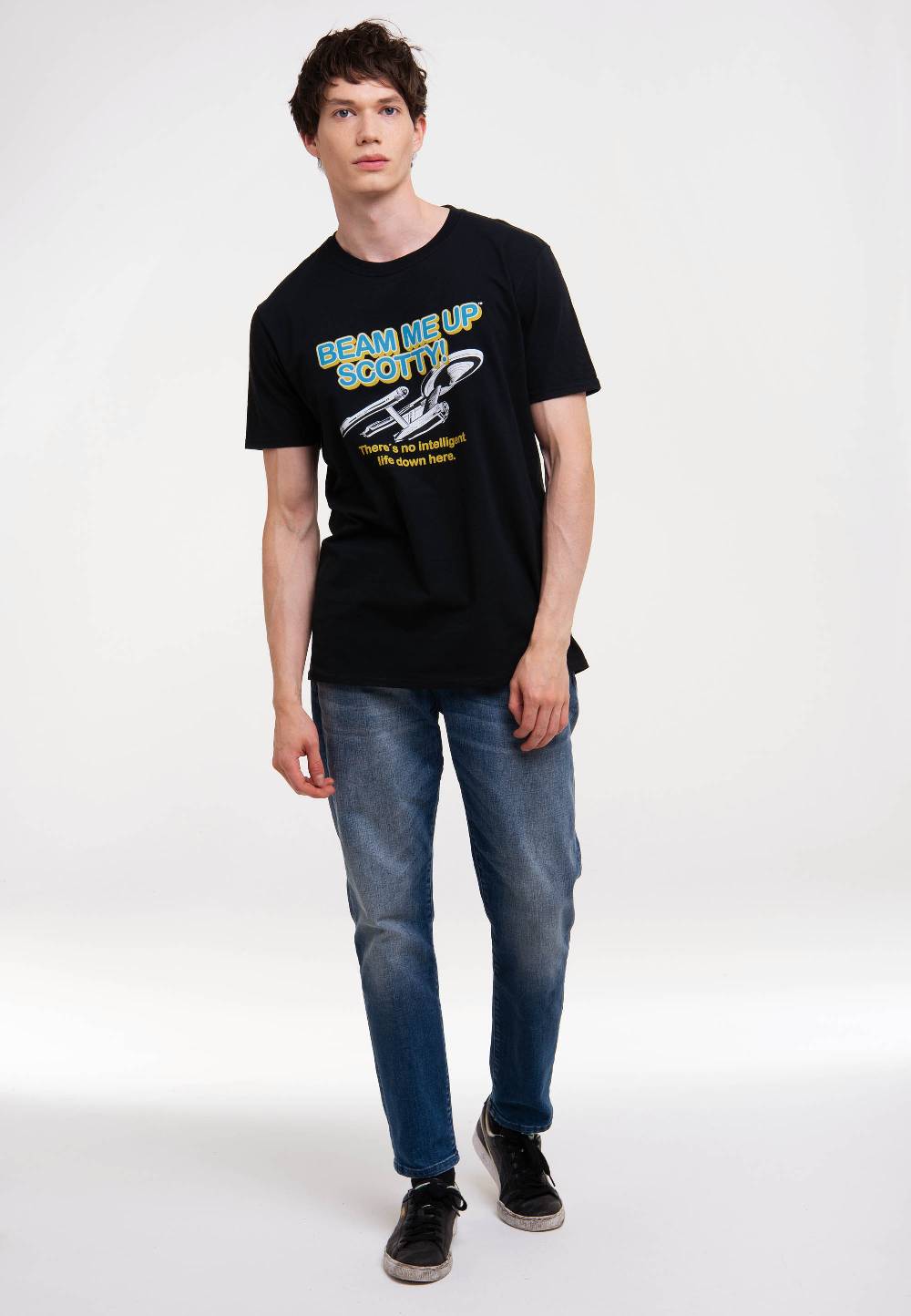 Logoshirt Star Trek - Scotty - Beam Me Up - Hybris - T-Shirt Print Fabrikverkauf
