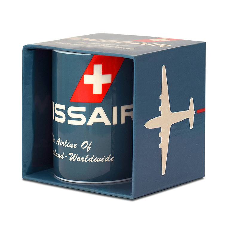 Logoshirt Swissair - The Airline Of Switzerland - Kaffeetasse Blitzangebot