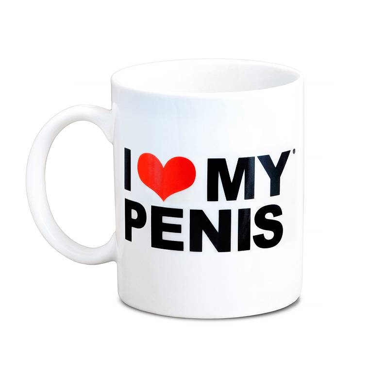 Logoshirt I Love My Penis - Kaffeetasse Riesige Ersparnisse