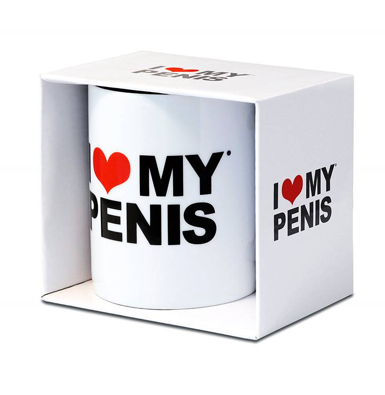 Logoshirt I Love My Penis - Kaffeetasse Riesige Ersparnisse