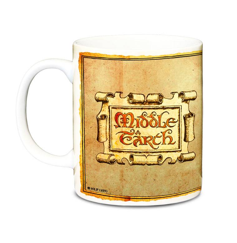 Logoshirt Der Hobbit - Mittelerde Karte - Kaffeetasse Super Sparpreis