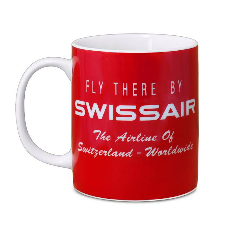 Logoshirt Swissair - Fly There By Swissair - Kaffeetasse Letzte 3 Tage